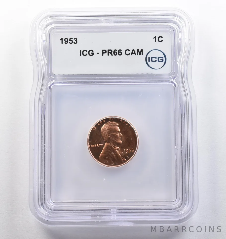 1953 Lincoln Wheat Cent PR66 CAM ICG *4083
