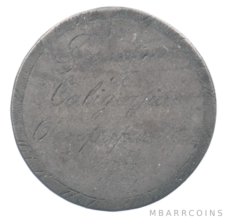 1800's Half Dollar Love Token *8595