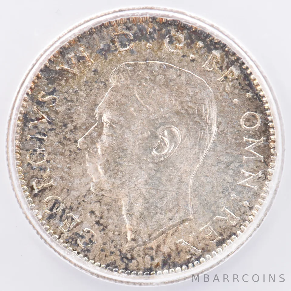 1946 Great Britain 6 Pence MS66 ICG Beautiful Tone *1951