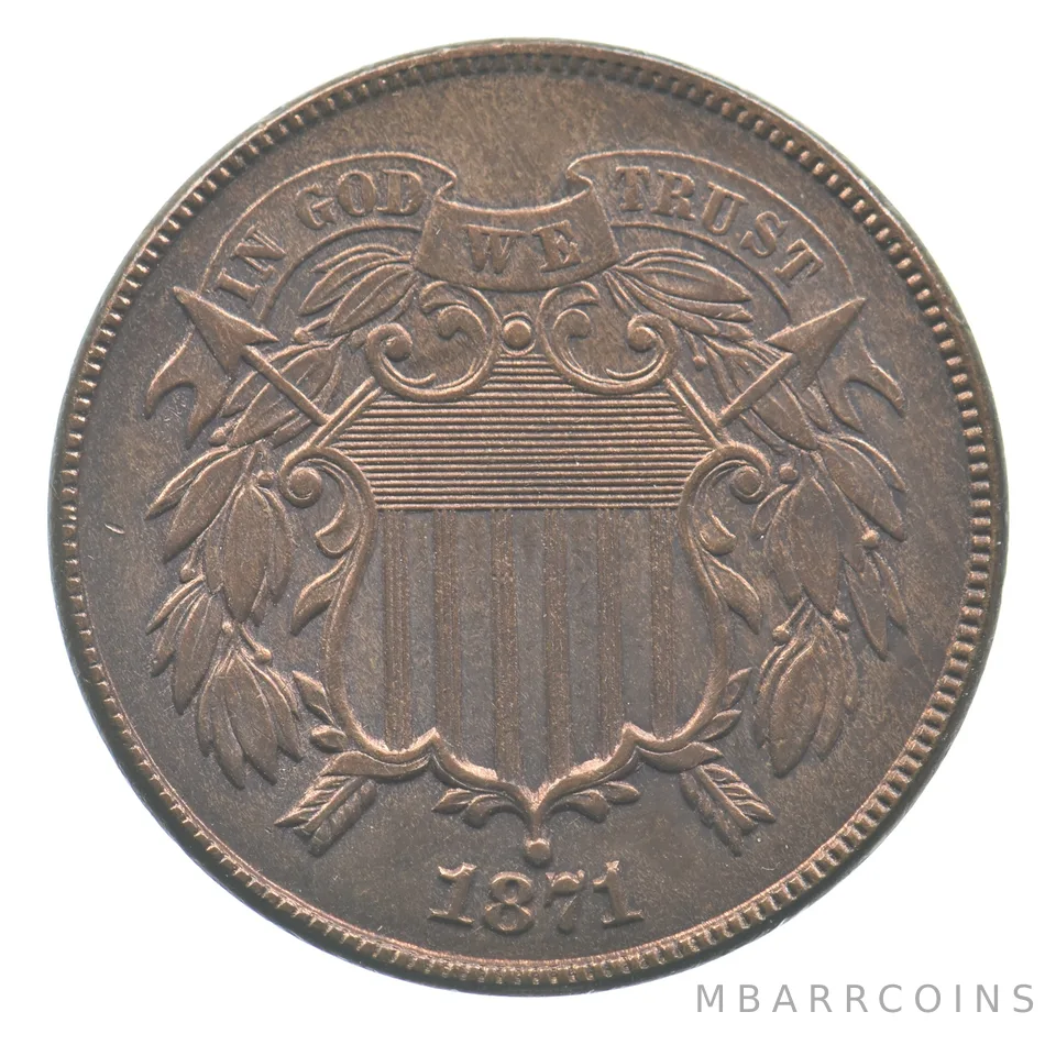 1871 Shield 2 Cents *6427