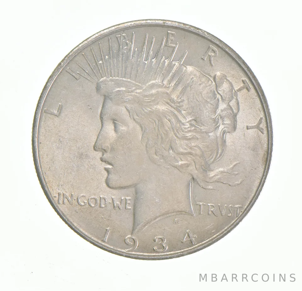 1934-D Peace Silver Dollar a3274