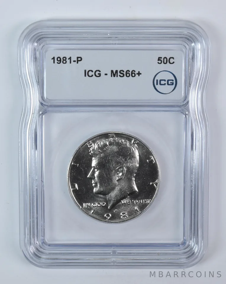 1981-P Kennedy Half Dollar MS66+ ICG