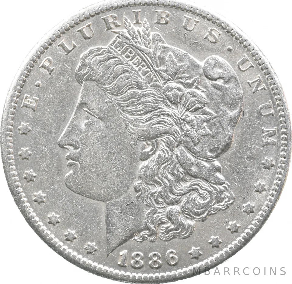 1886-S Morgan Silver Dollar a5149