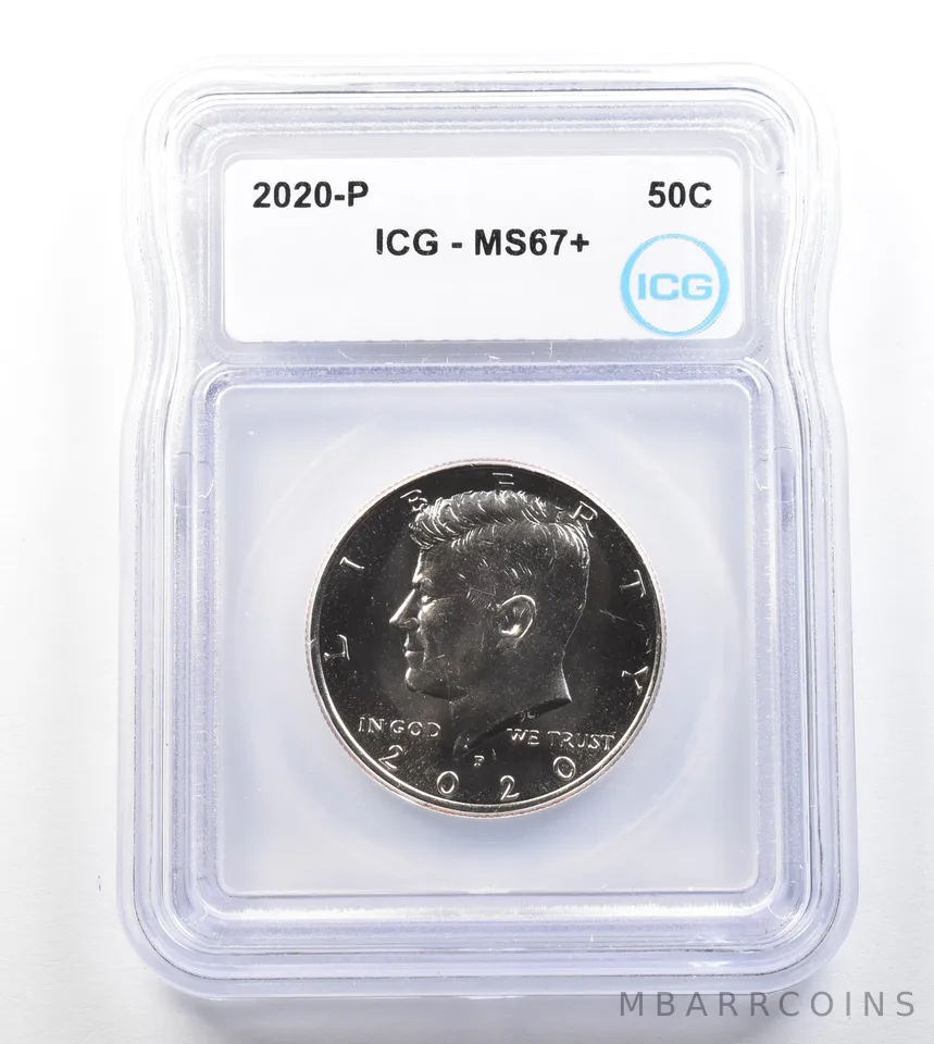 2020-P Kennedy Half Dollar MS67+ ICG a1874