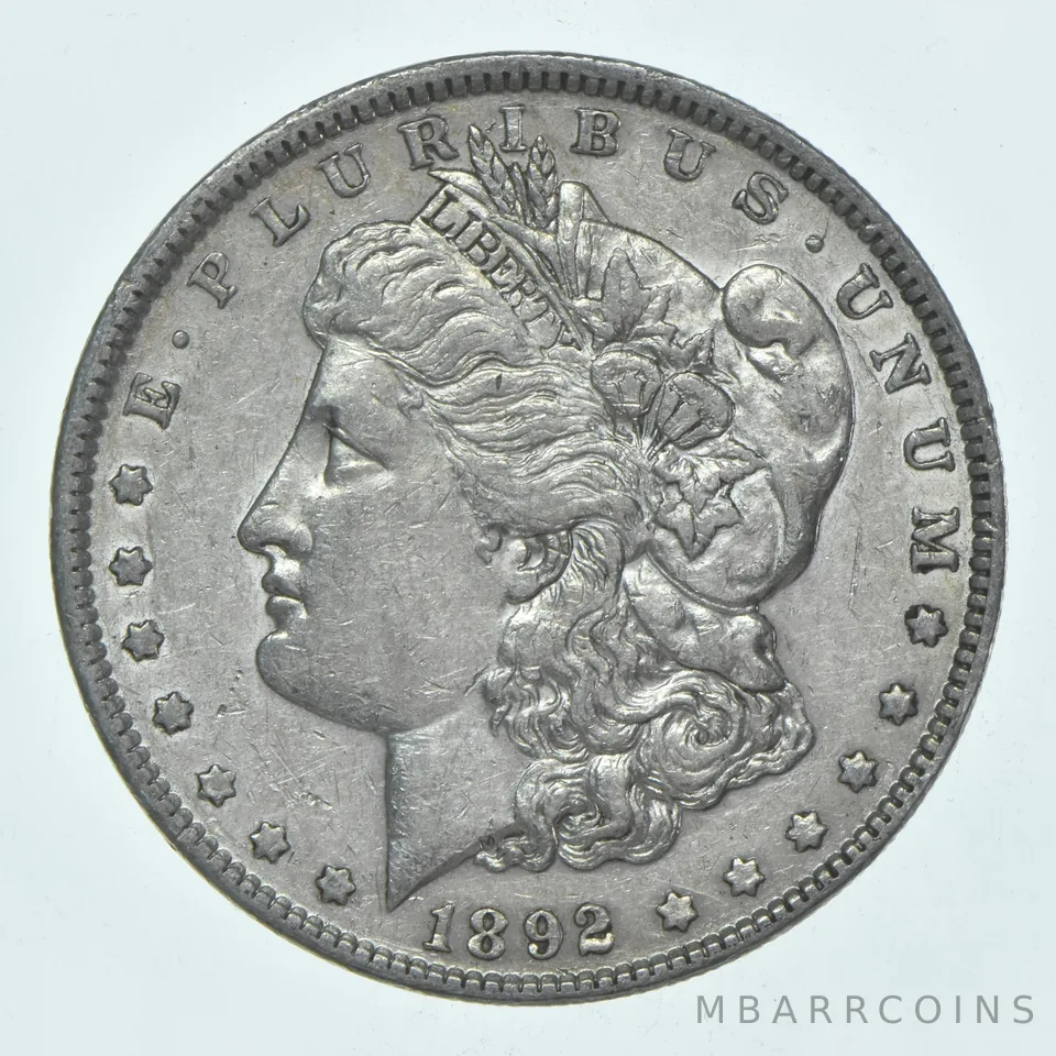 XF 1892 (P) Morgan Silver Dollar (1 coin)