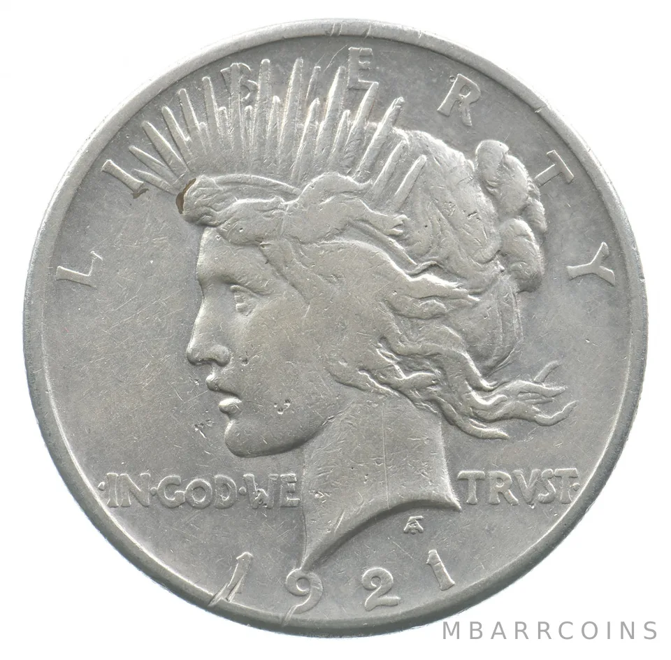 1921 Peace Silver Dollar High Relief *4844