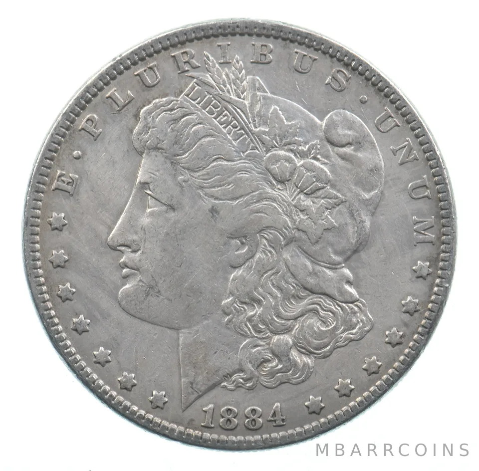 Early - 1884 Morgan Silver Dollar - 90% US Coin *691