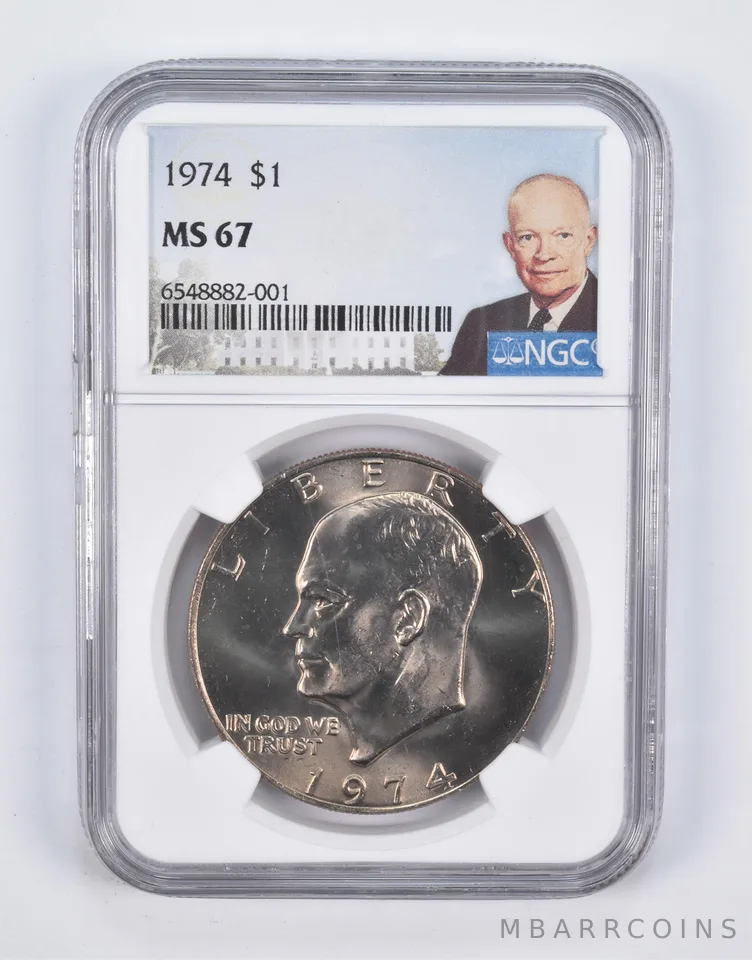 MS67 1974 Eisenhower Dollar NGC a2141
