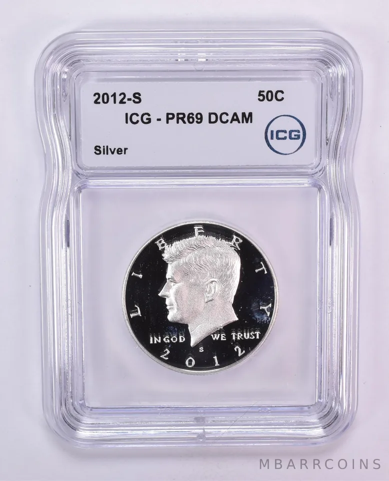 2012-S Kennedy Half Dollar Silver PR69 DCAM ICG