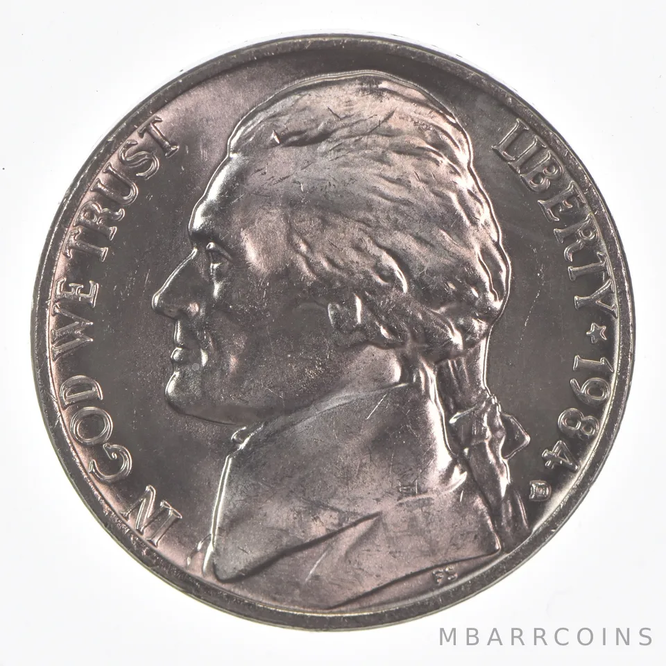 1984-D Jefferson Nickel Unc
