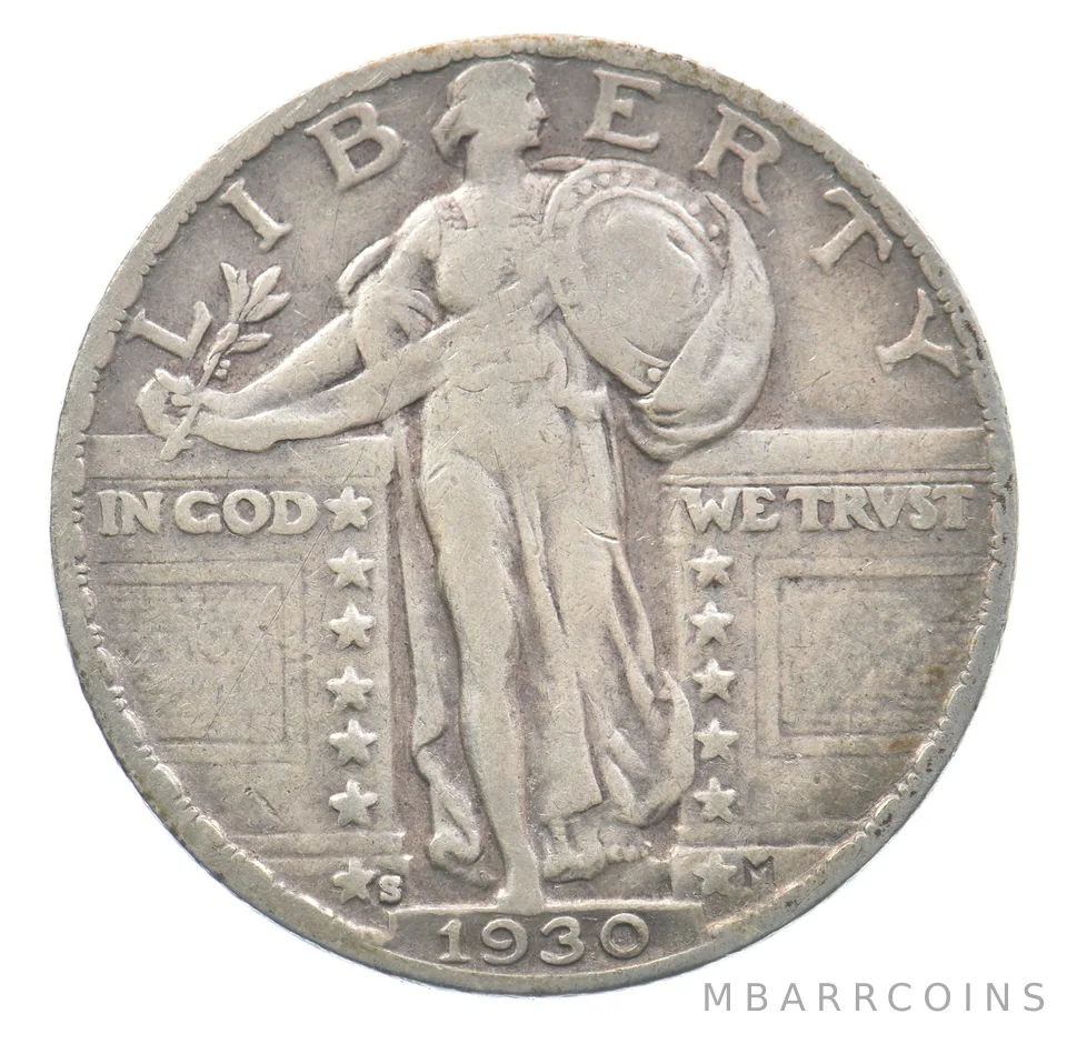 1930-S Standing Liberty Quarter a6433