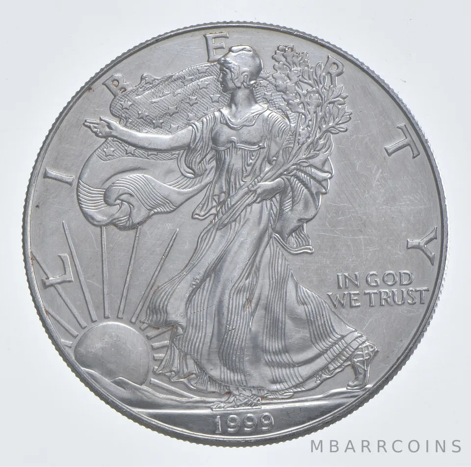 Better Date 1999 American Silver Eagle 1 Troy Oz .999 Fine Silver *964