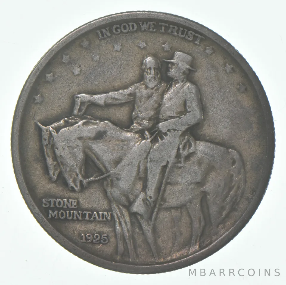 1925 Stone Mountain Commemorative Half Dollar VG+