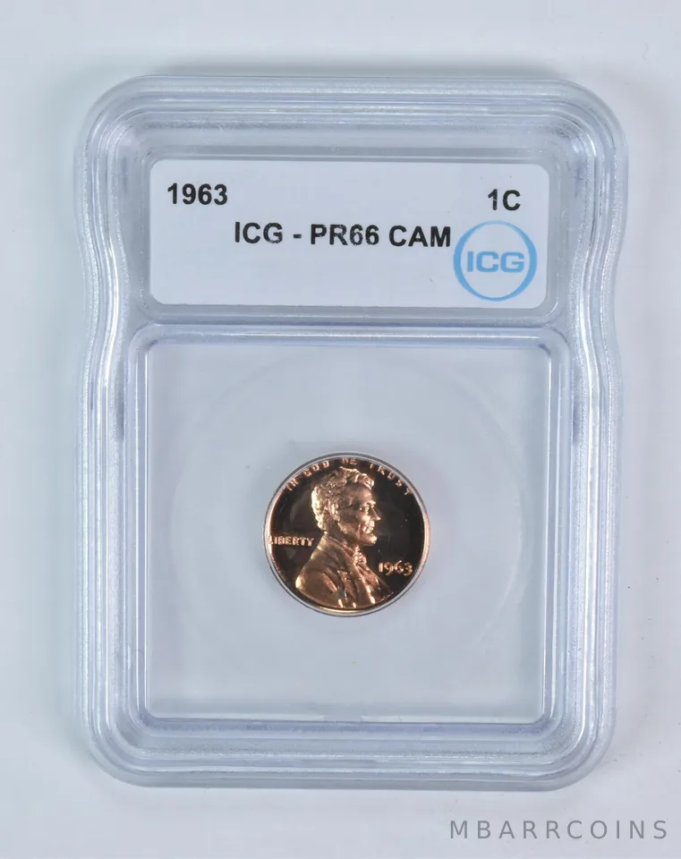 1963 Lincoln Memorial Cent PR66 CAMEO ICG