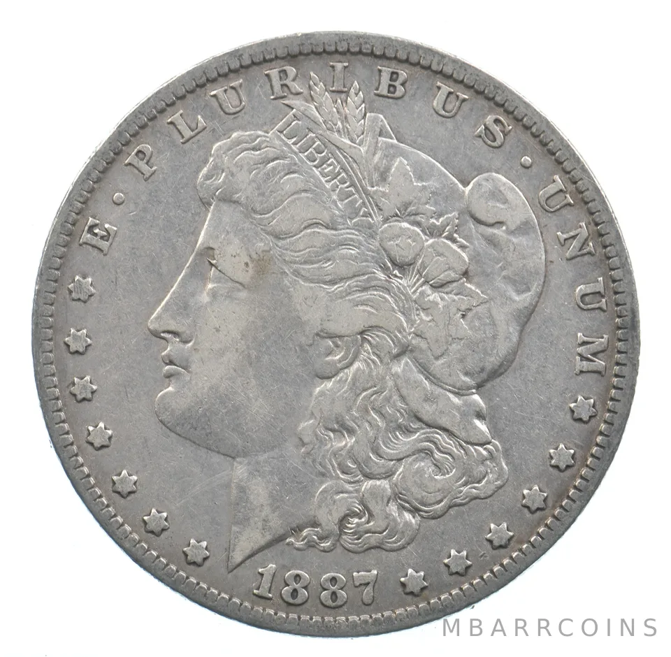 Early - 1887-O Morgan Silver Dollar - 90% US Coin *982