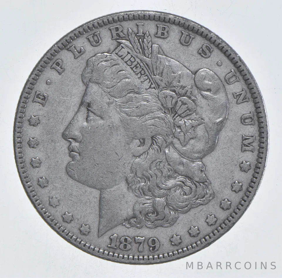 Better 1879 Morgan Silver Dollar - 90% US Coin - Nice Coin *382