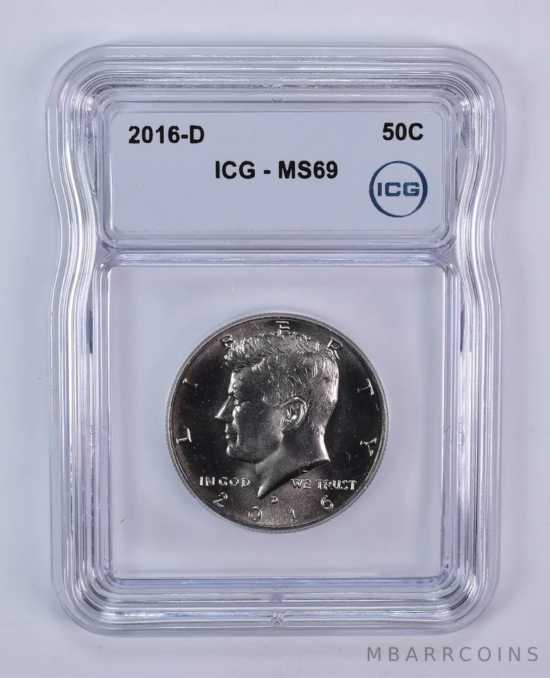 2016-D Kennedy Half Dollar MS69 ICG
