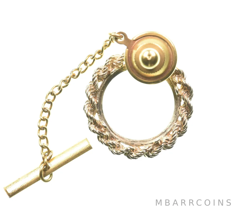 14kt Gold Coin Bezel For $1 Gold (3g) *6793