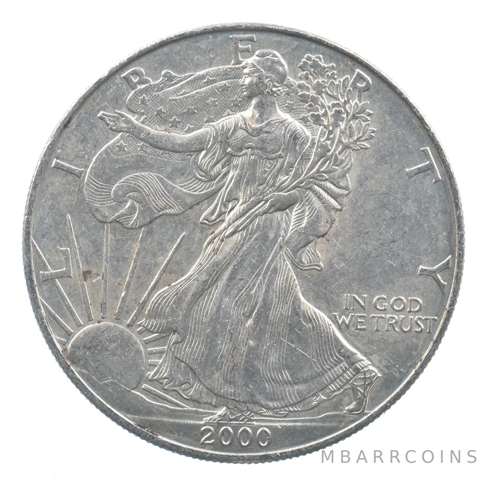 Better Date 2000 American Silver Eagle 1 Troy Oz .999 Fine Silver *868