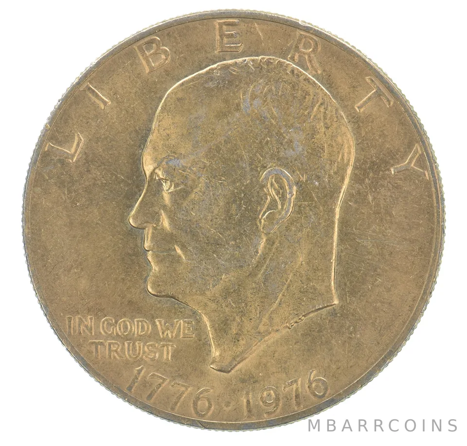 1976 Eisenhower Dollar Type 2 Beautiful Tone *9759