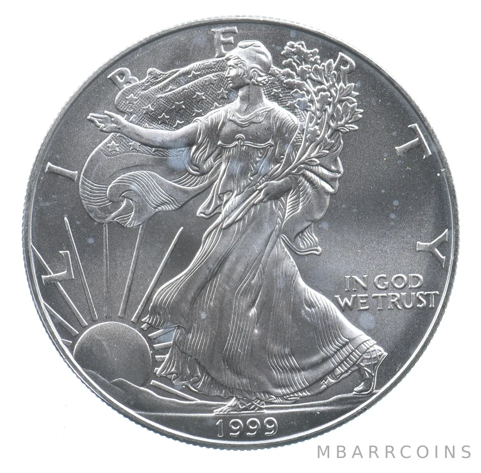 Better Date 1999 American Silver Eagle 1 Troy Oz .999 Fine Silver *660
