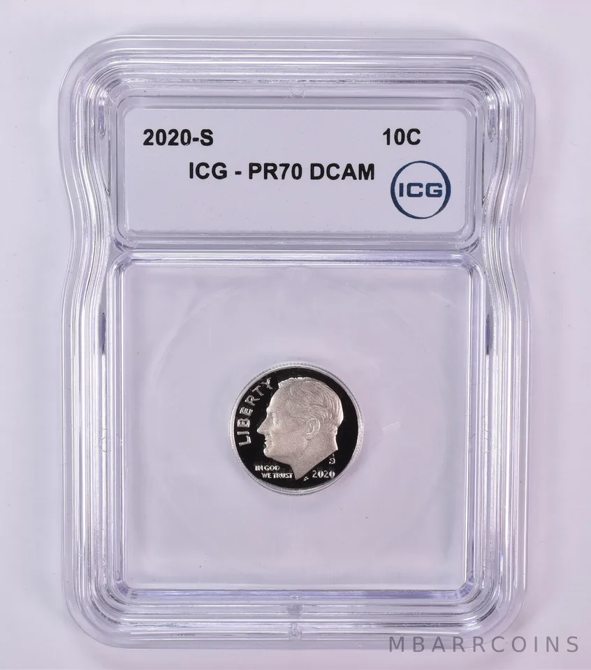 2020-S Roosevelt Dime PR70 DCAM ICG