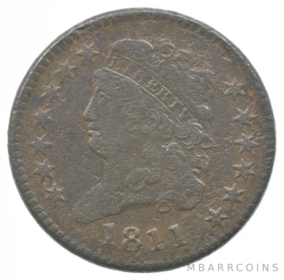 1811 Classic Head Half Cent Piece *7068