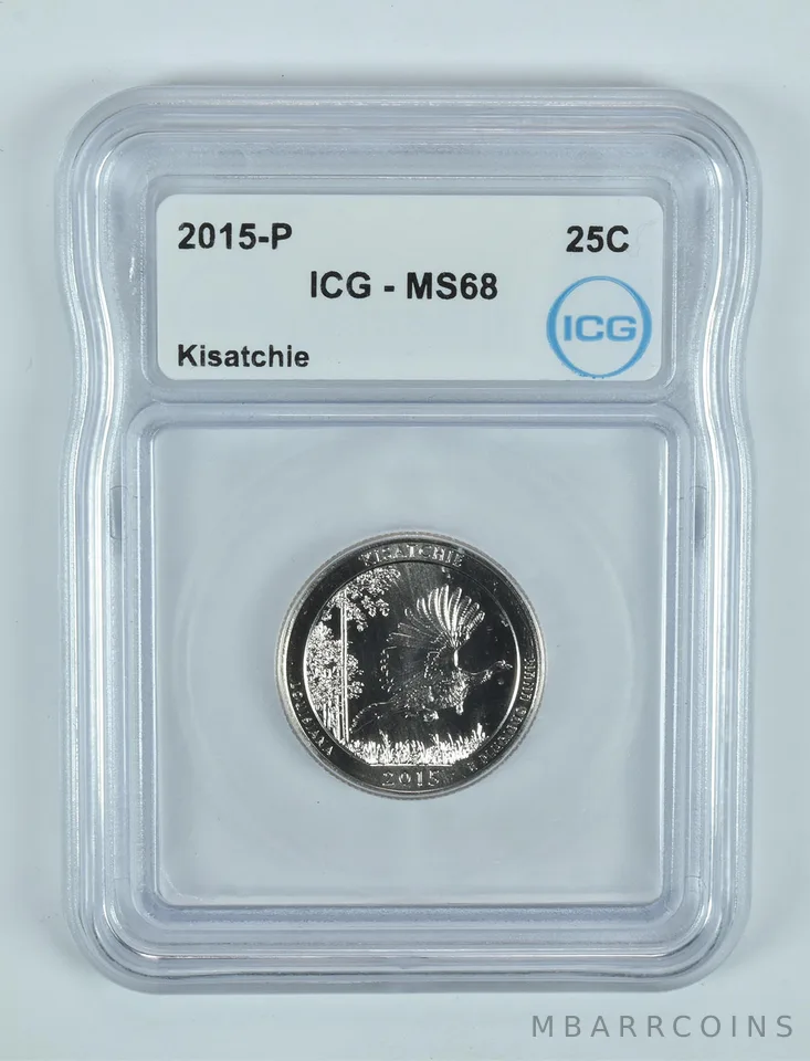 2015-P Washington Quarter ATB Kisatchie MS68 ICG