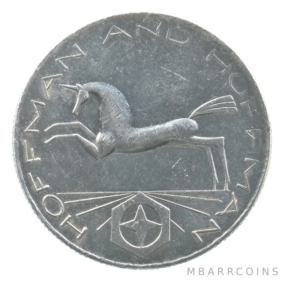 1981 1 Oz Silver Hoffman And Hoffman Unicorn a0741