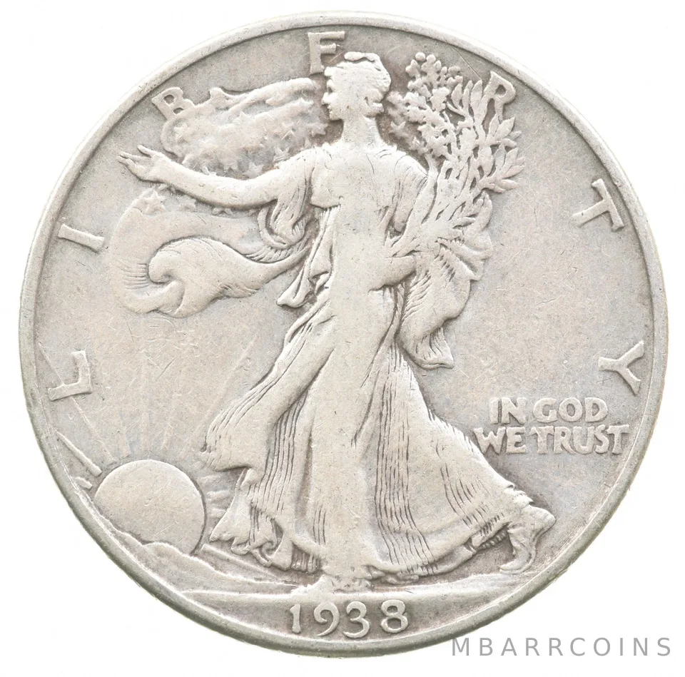 1938-D Walking Liberty Half Dollar a6742
