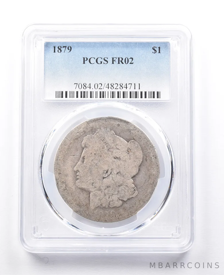 FR02 1879 Morgan Silver Dollar PCGS Low Ball a3807