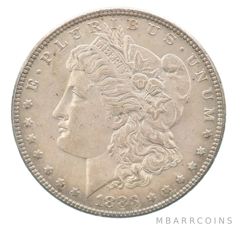 1883 Morgan Silver Dollar Beautiful Tone a7587