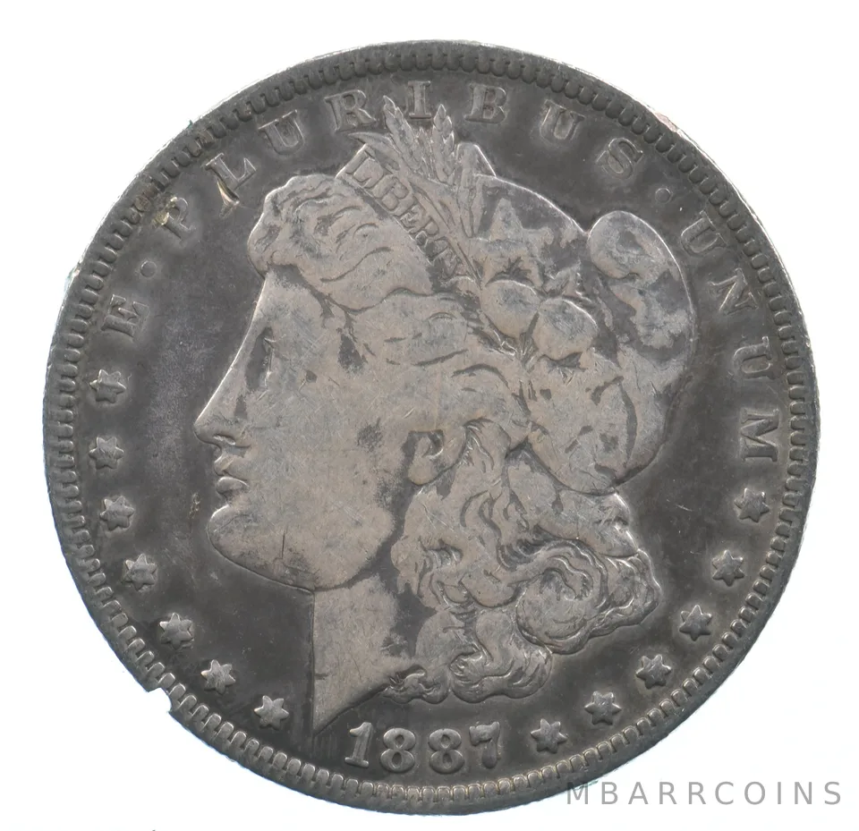 Early - 1887-O Morgan Silver Dollar - 90% US Coin *715
