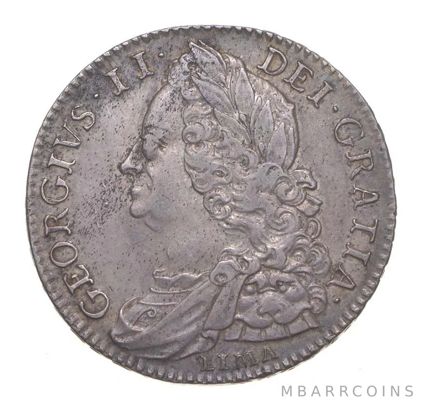 1746 United Kingdom Half Crown Great Britain a5116