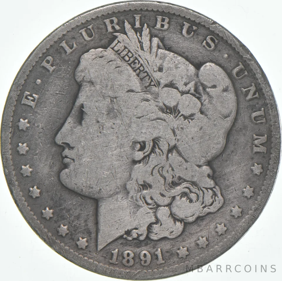 G/VG 1891 (P) Morgan Silver Dollar (1 coin)