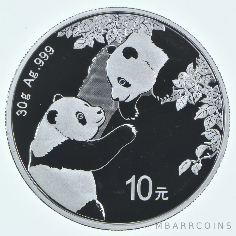 2023 China 10 Yuan Silver Panda 1 Oz Silver
