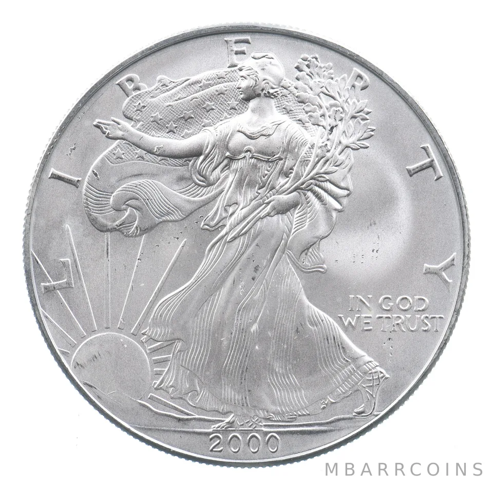 Better Date 2000 American Silver Eagle 1 Troy Oz .999 Fine Silver *700