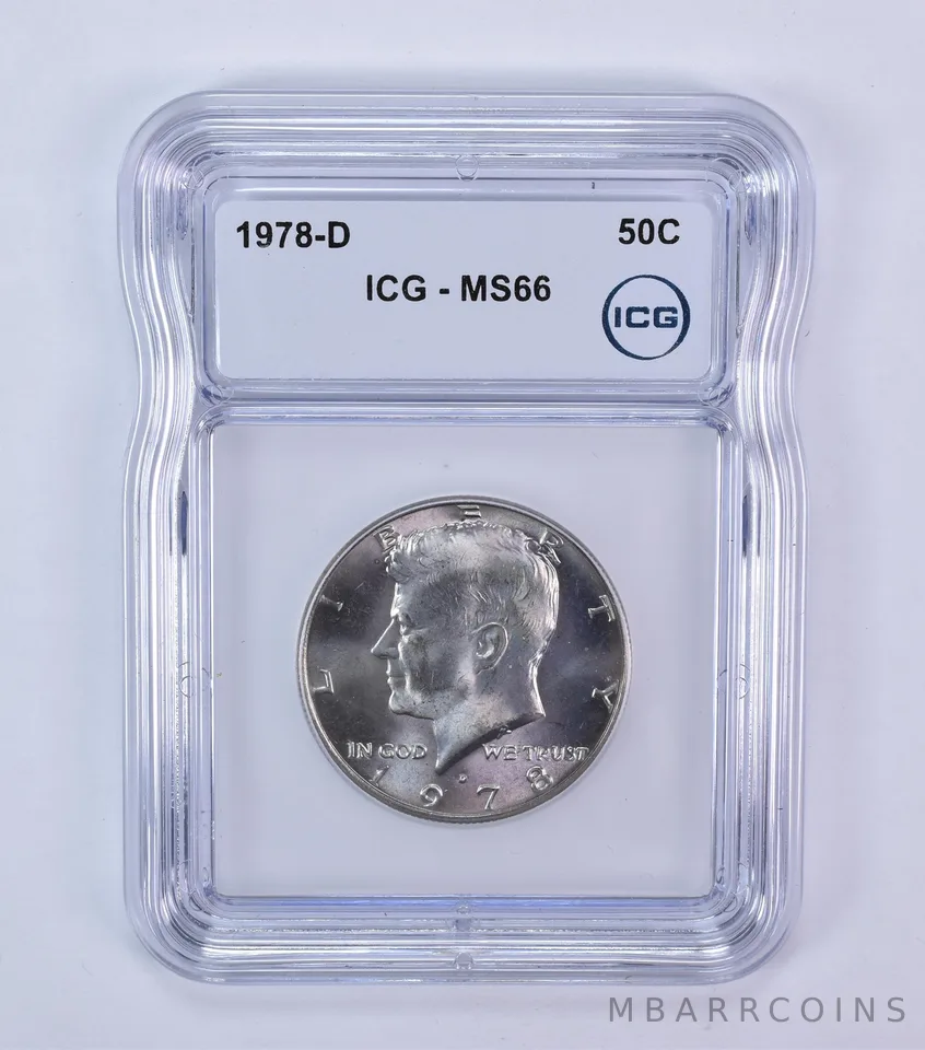 1978-D Kennedy Half Dollar MS66 ICG