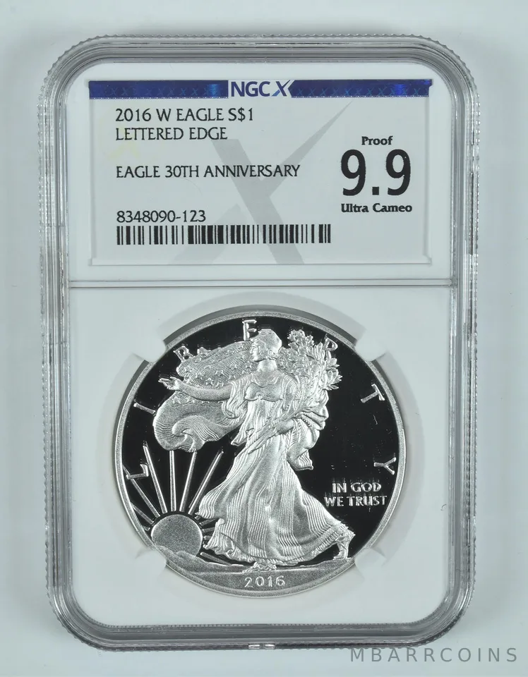 2016-W American Silver Eagle Proof 9.9 UCAM NGC X NGCX