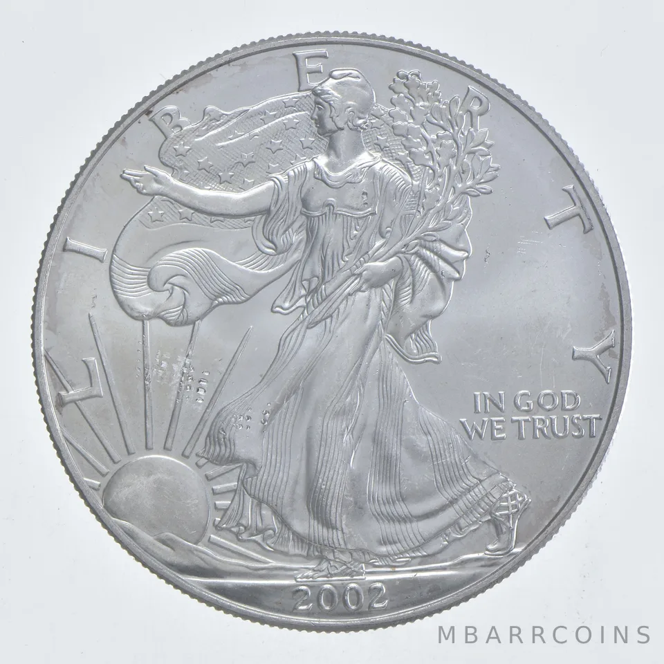 Better Date 2002 American Silver Eagle 1 Troy Oz .999 Fine Silver *724