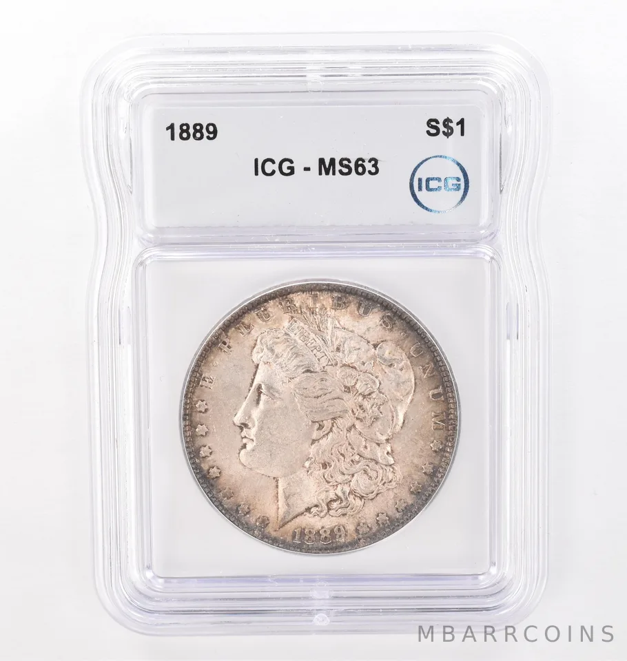 1889 Morgan Silver Dollar MS63 ICG Beautiful Tone *4299