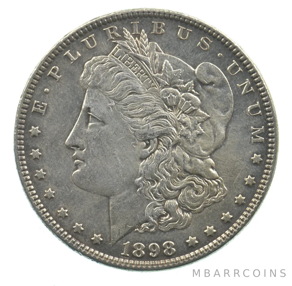 Early - 1898 Morgan Silver Dollar - 90% US Coin *512