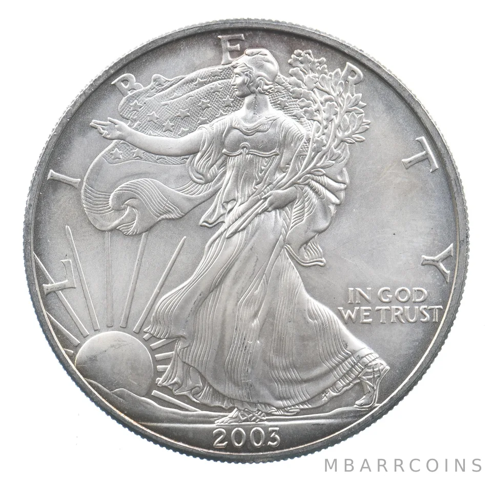 Better Date 2003 American Silver Eagle 1 Troy Oz .999 Fine Silver *601