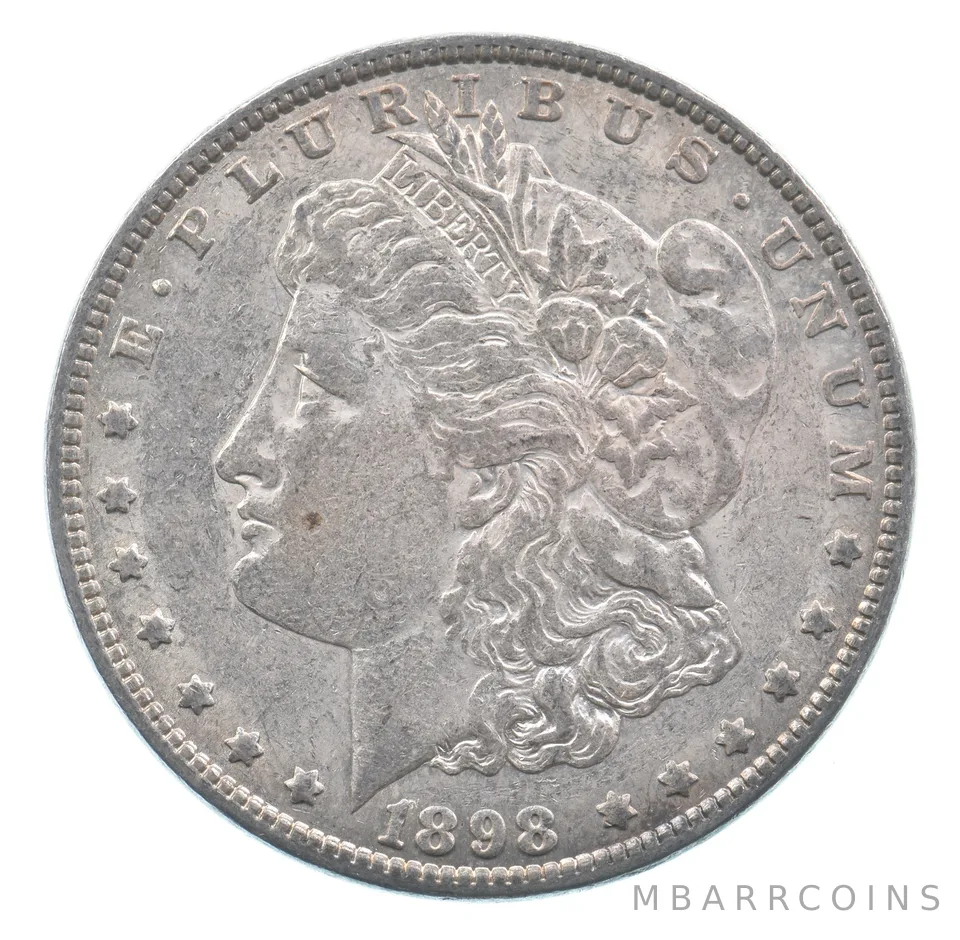 Better 1898 Morgan Silver Dollar - 90% US Coin - Nice Coin *537