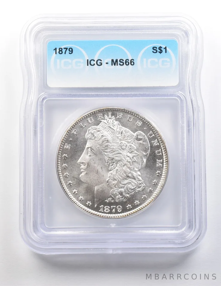 1879 Morgan Silver Dollar MS66 ICG