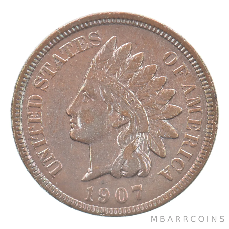 1907 Indian Head Cent Beautiful Tone *9294
