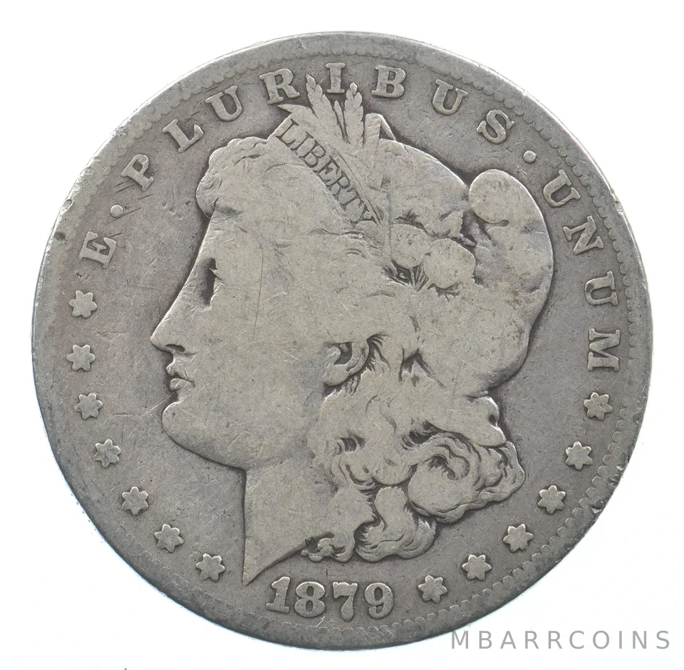 Early - 1879-S Morgan Silver Dollar - 90% US Coin *604