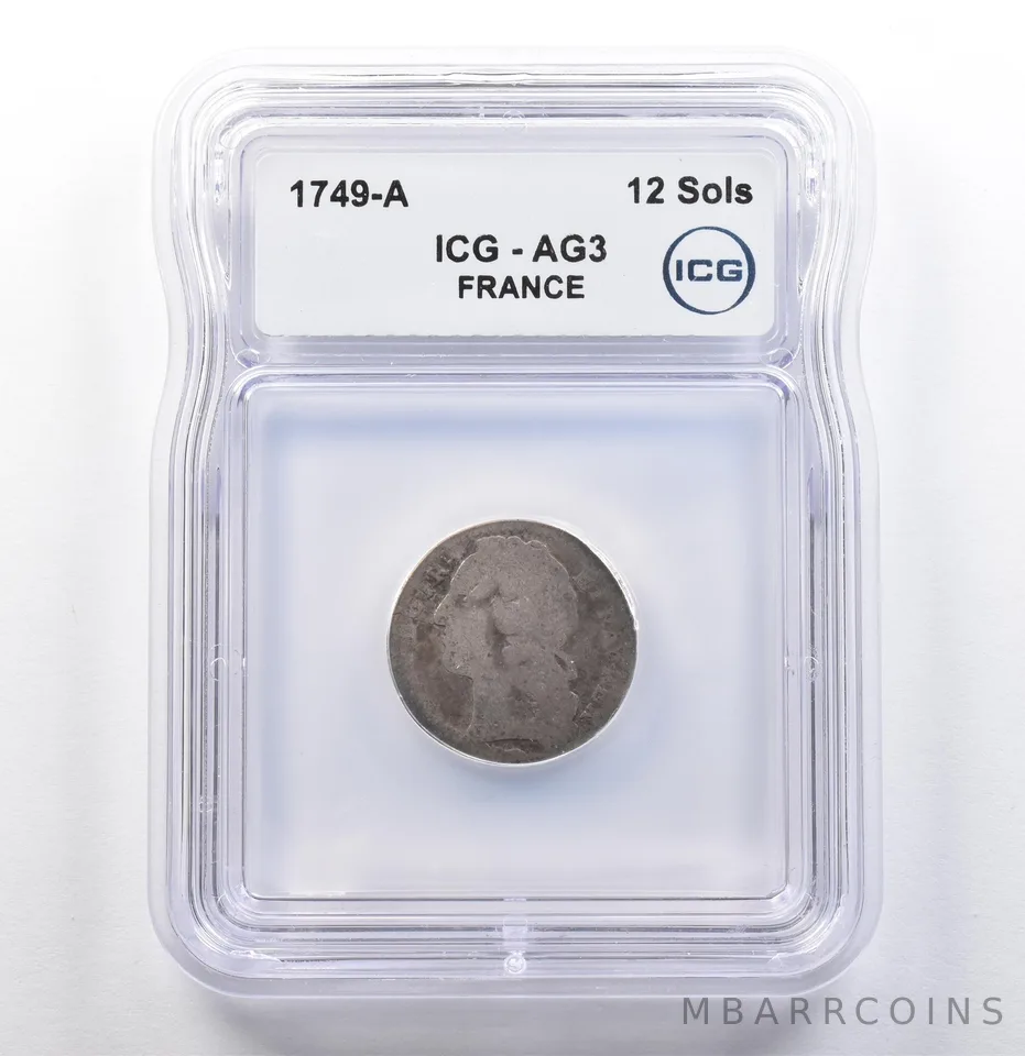 1749 A Francs 12 Sols AG3 ICG *9913