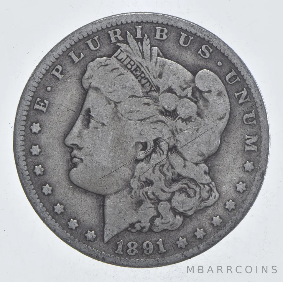 Early - 1891-O Morgan Silver Dollar - 90% US Coin *041