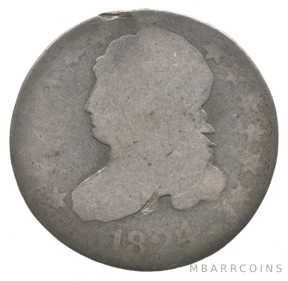 1824/2 Liberty Cap Dime *9440